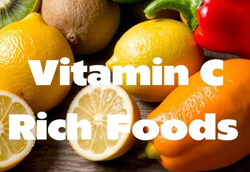 Portocale, kiwi și ardei grași, reprezentând surse de Vitamina C